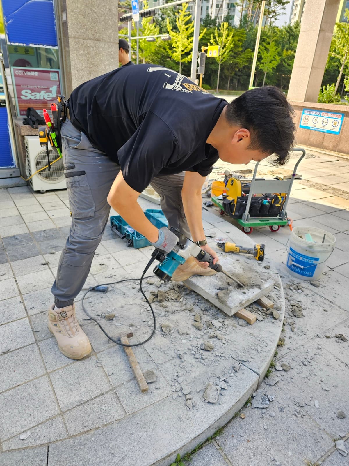 위캔픽스 시공 작업 사진